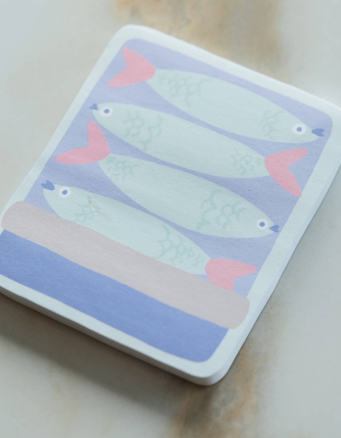 Die-Cut Sticky Notepad | Tinned Fish | Idlewild Co.
