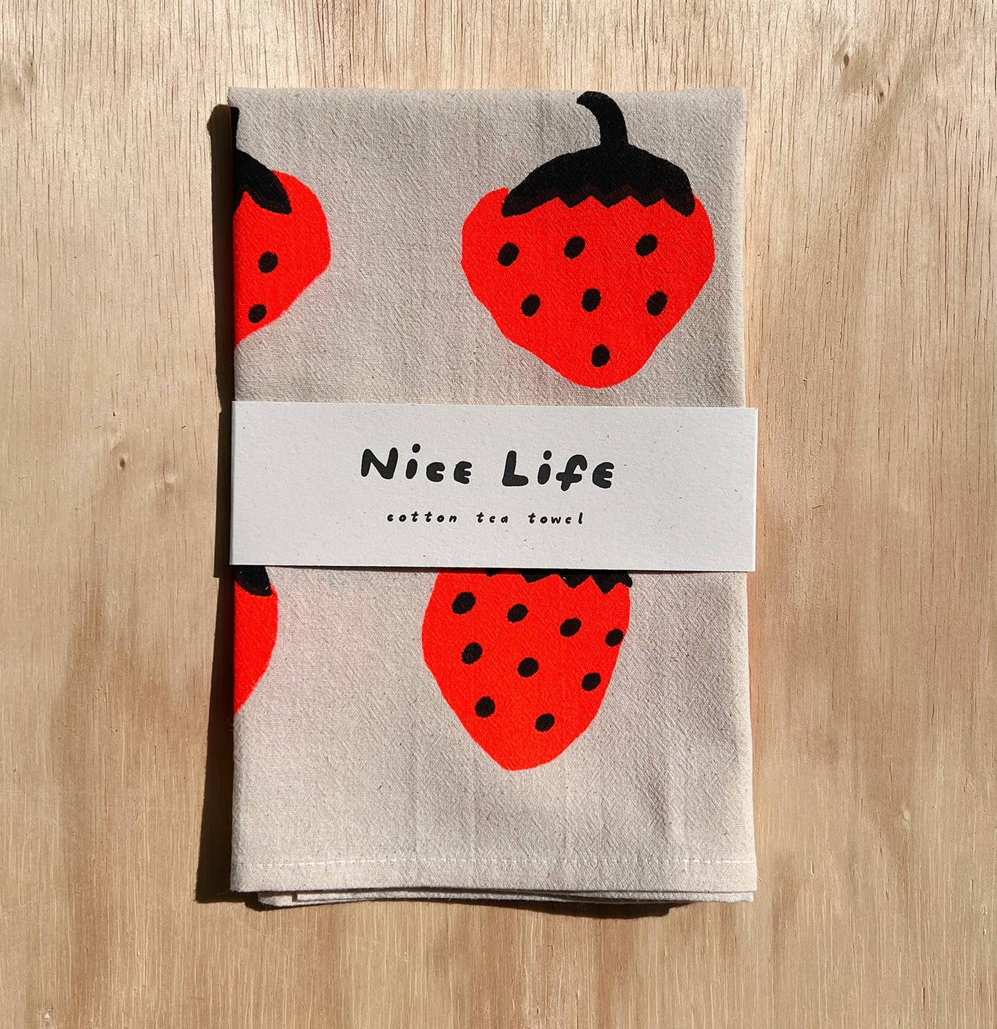 Strawberry Tea Towel | Nice life