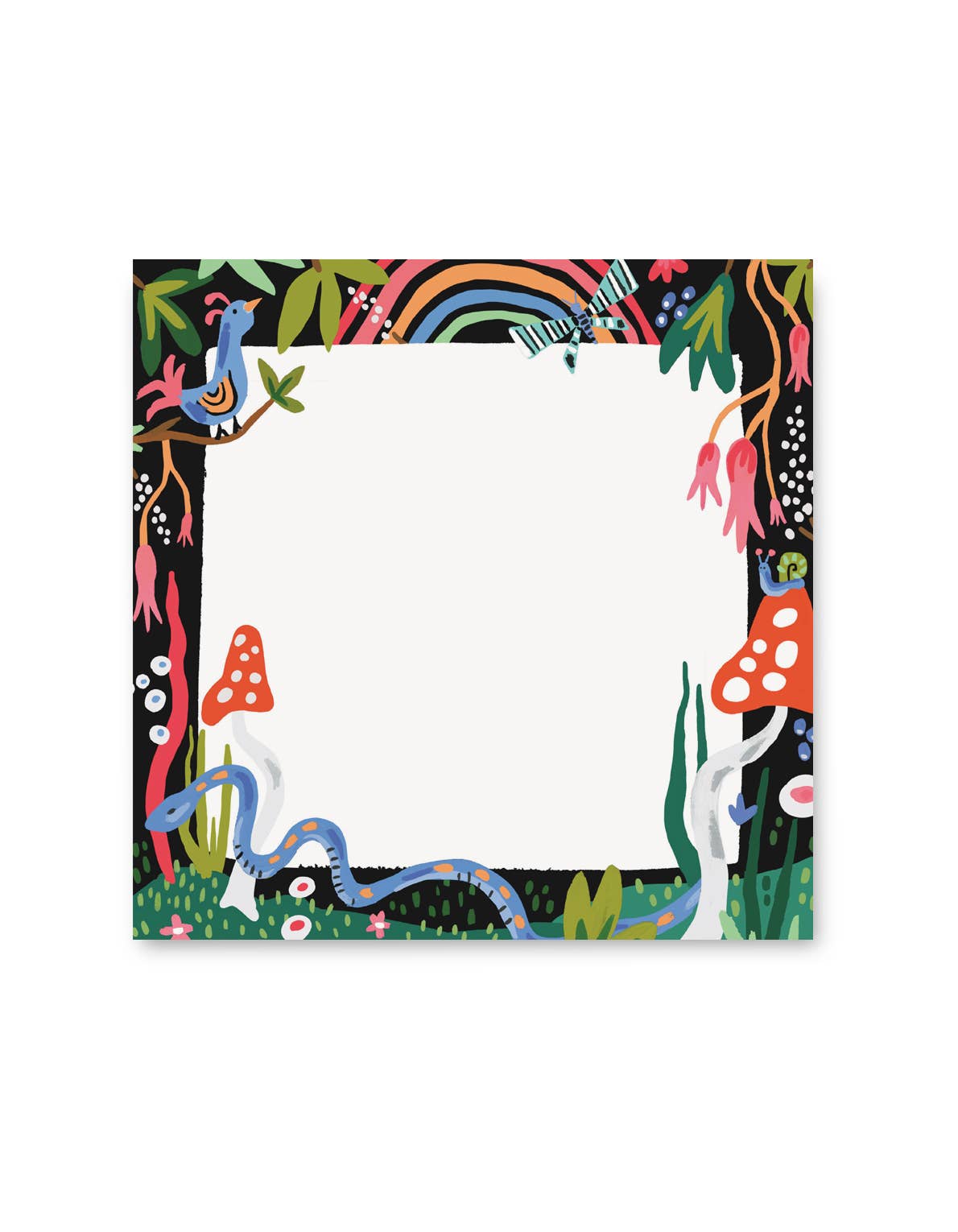 200-Sheet Jumbo Desk Pad | Mushroom Garden | Idlewild Co.