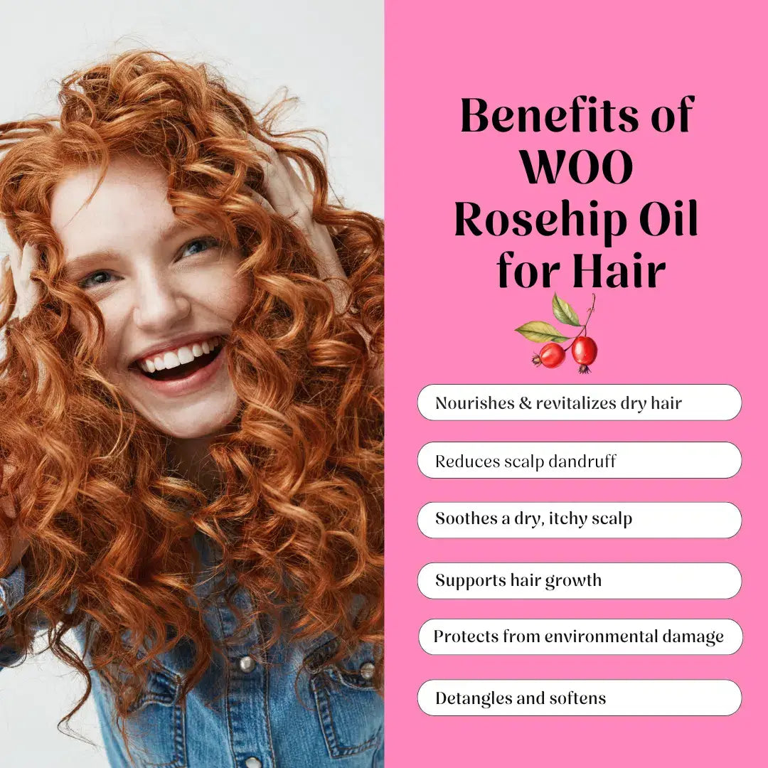 Rosehip Oil, 100% Organic - WOO™