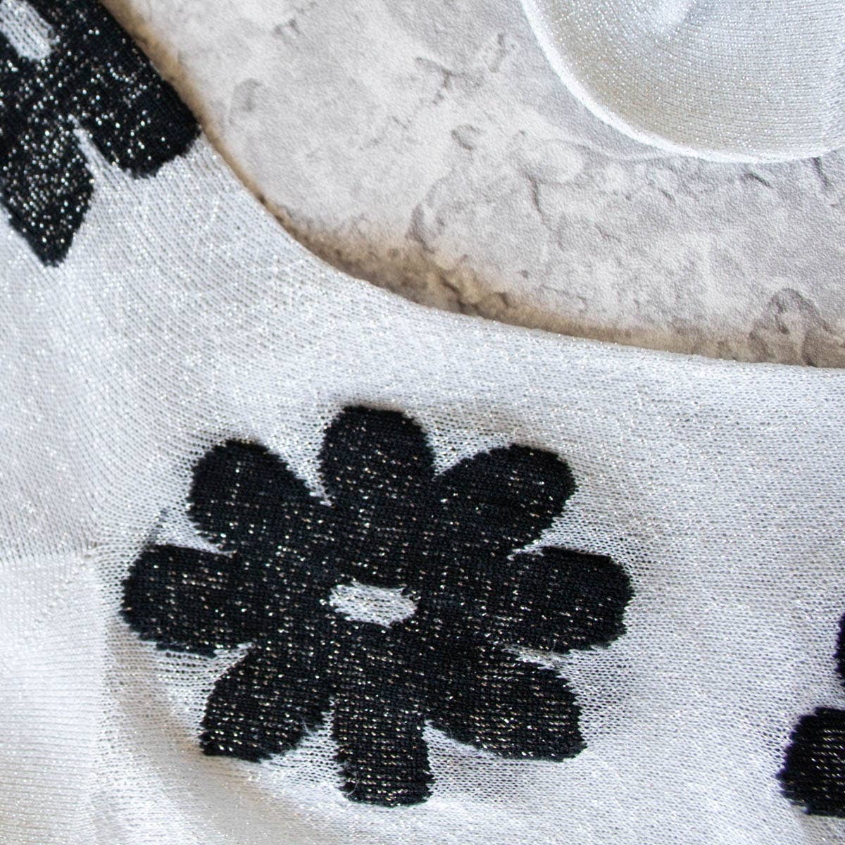 Tiepology | Vintage Glitter Flower Socks