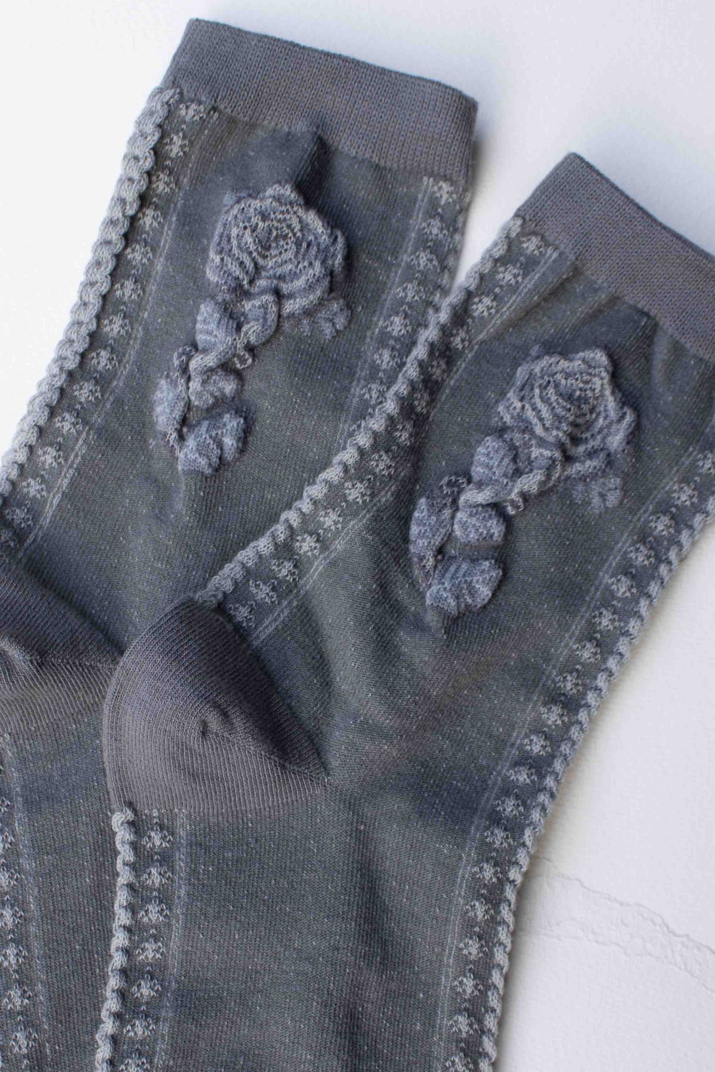 Rose Cotton Blend Socks | Tiepology