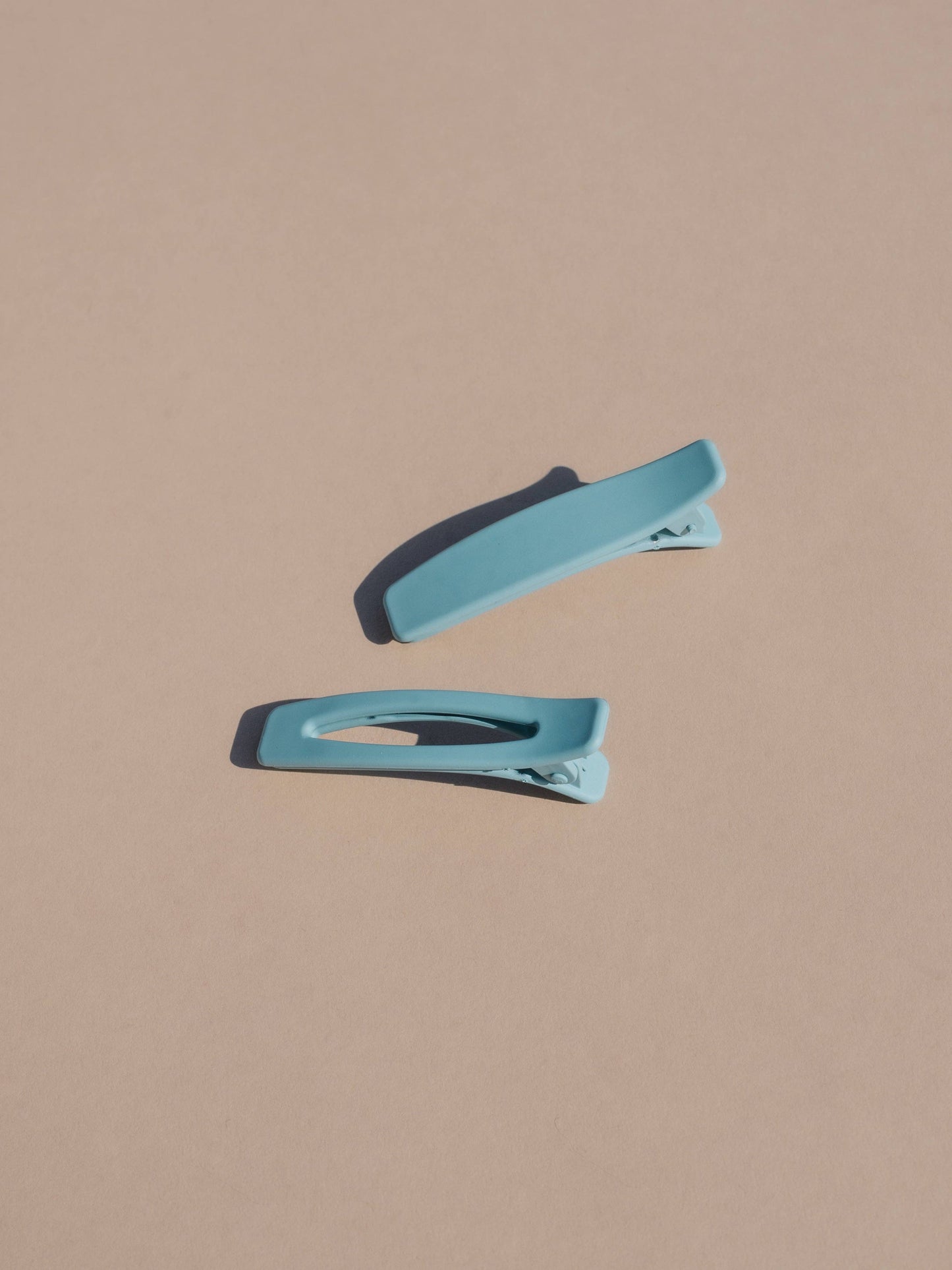 Lani | Alligator Hair Clips | Dusty Blue | NAT + NOOR
