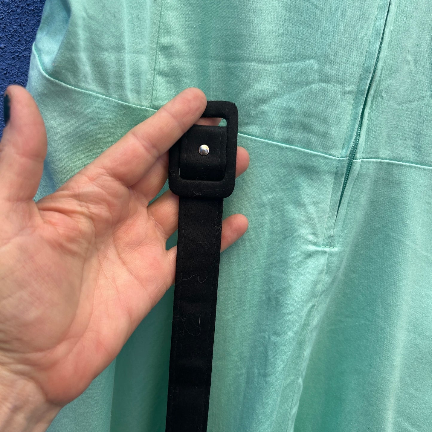 pinup couture seafoam green midi dress