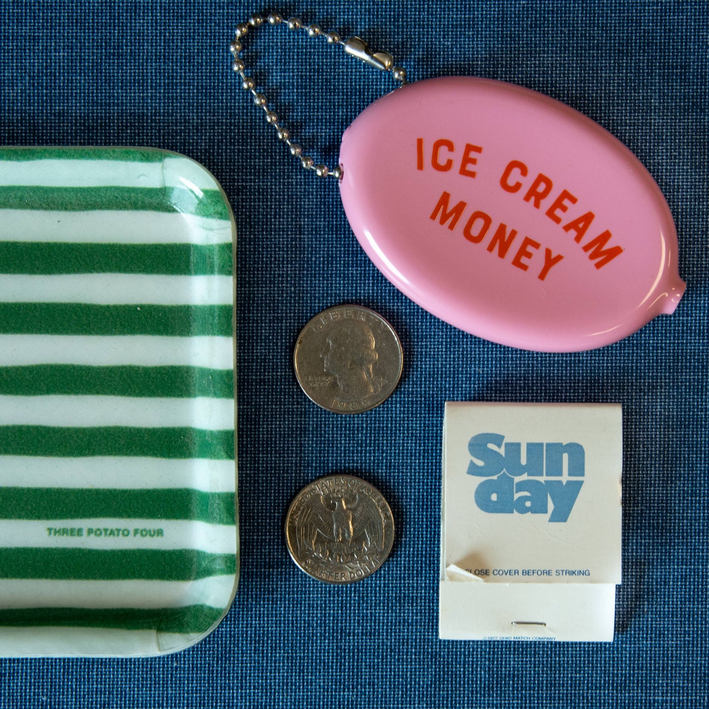 Ice Cream Money Coin Pouch | Three Potato Four