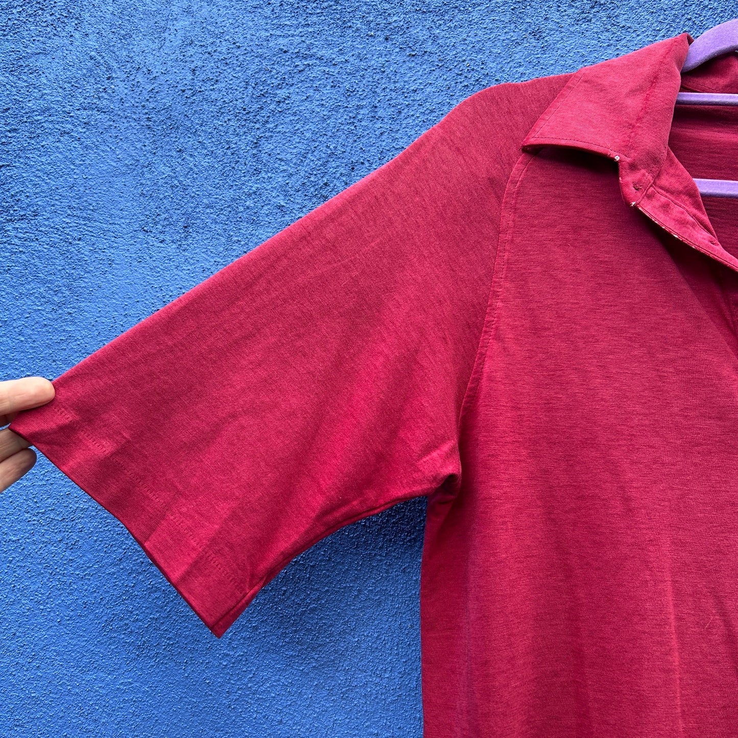 vintage original penquin by munsing wear red polo shirt