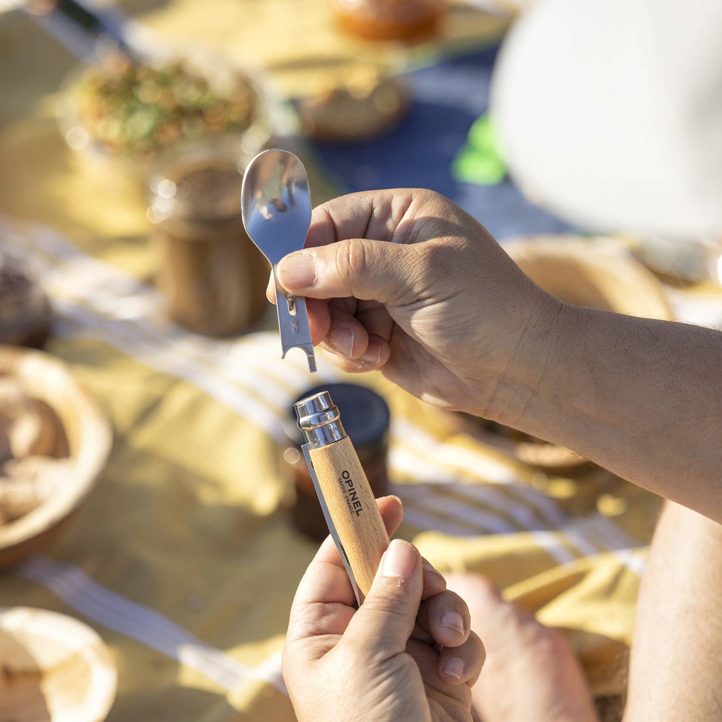 Opinel | No.08 Picnic + Cutlery Set