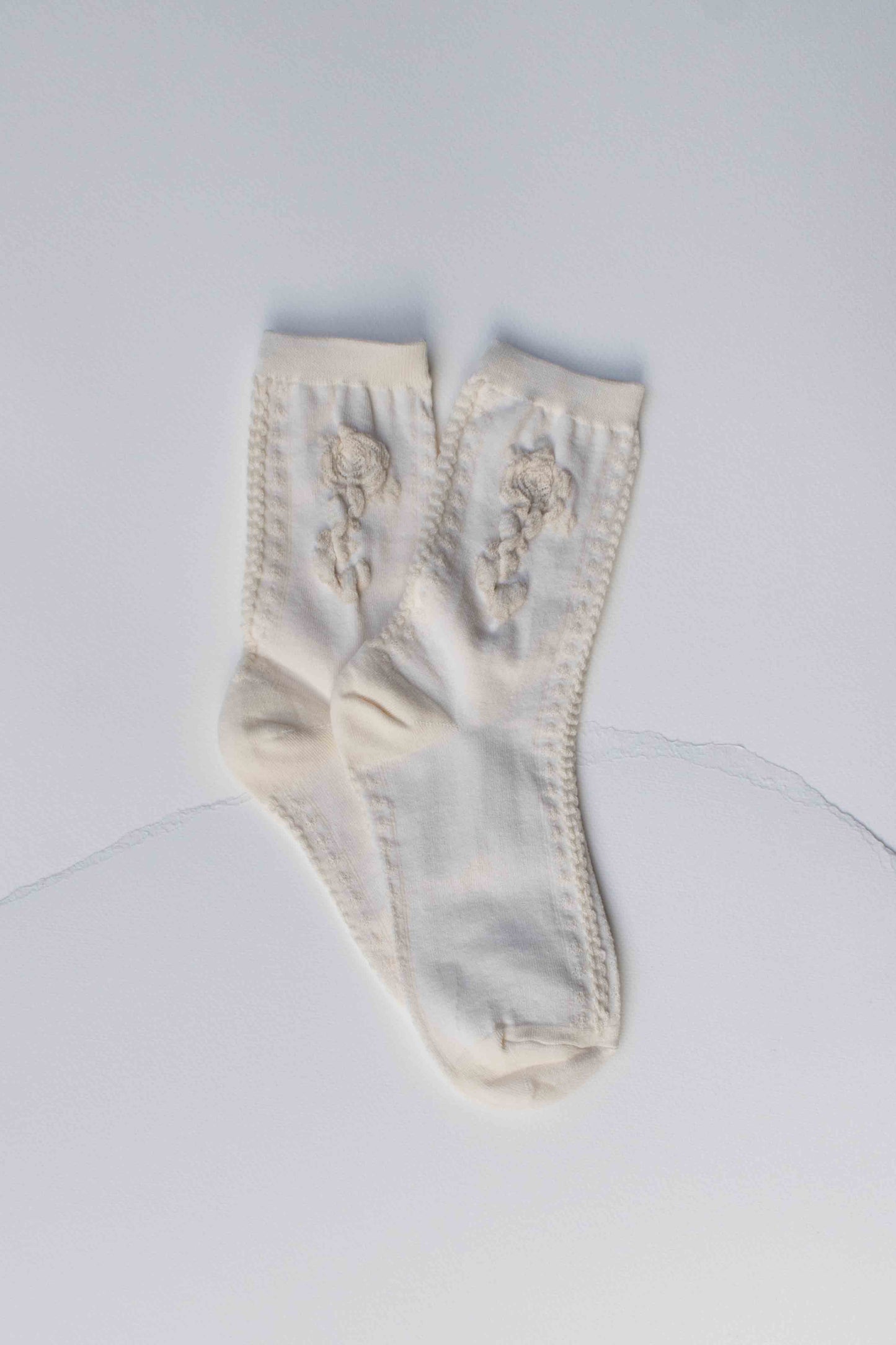 Rose Cotton Blend Socks | Tiepology