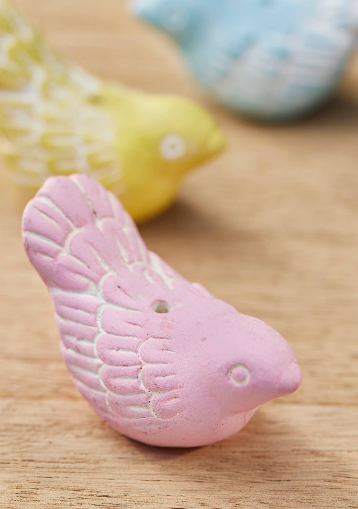 Bird Handpainted Terracotta Incense Holder | Namaste