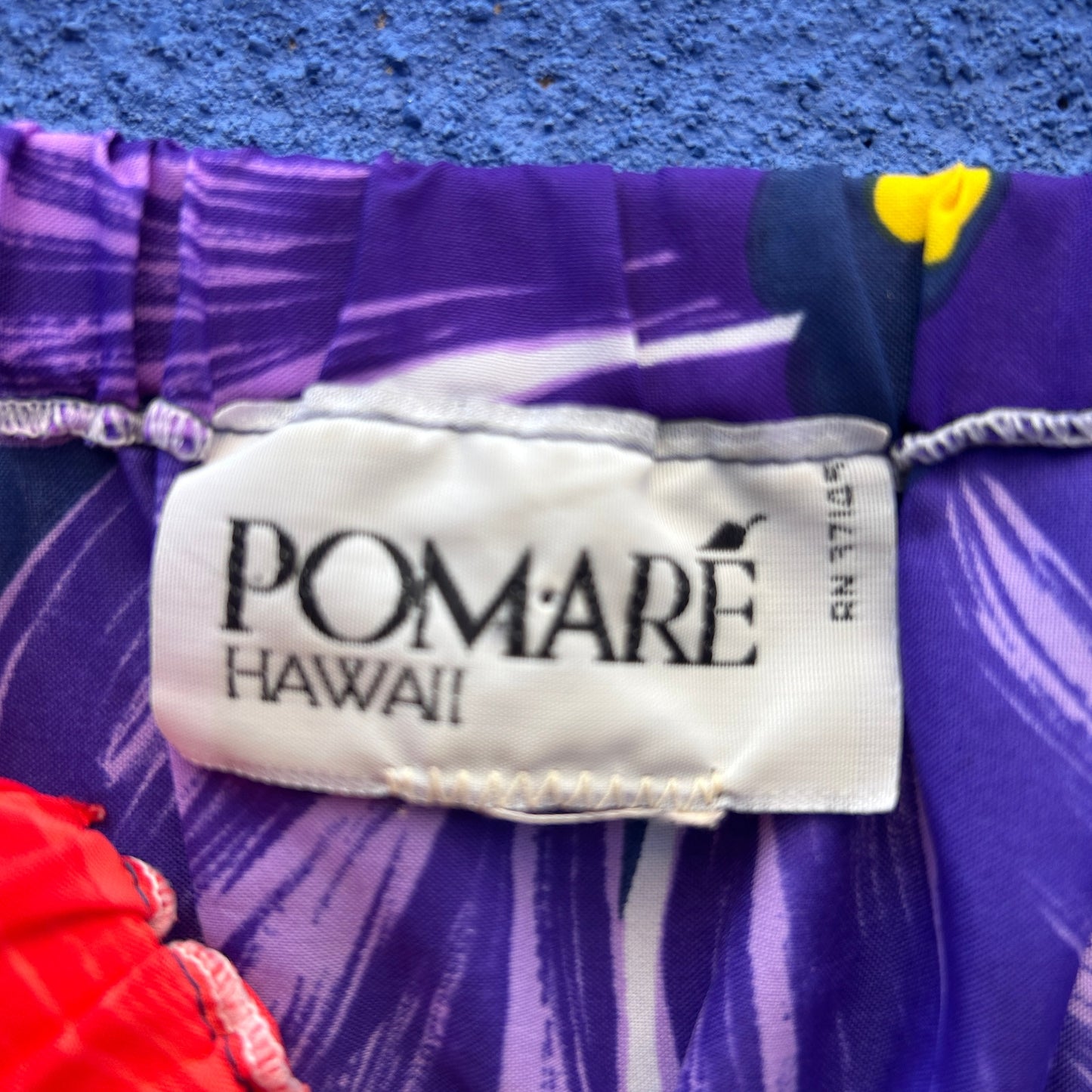 vintage pomare hawaii floral maxi dress