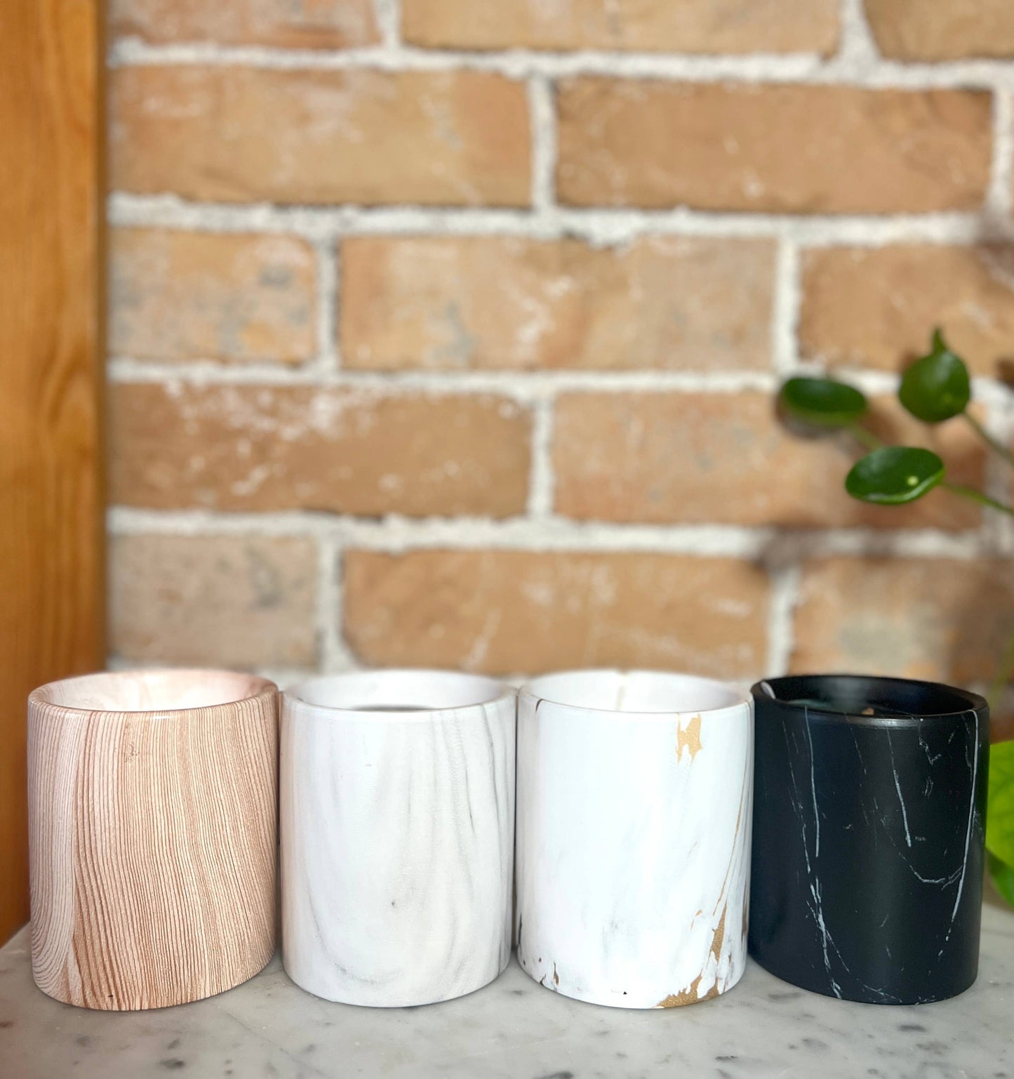 Biophilia: White Marble + Pure Fresh Air Scented Candle | The Sacred Wild Candle Co
