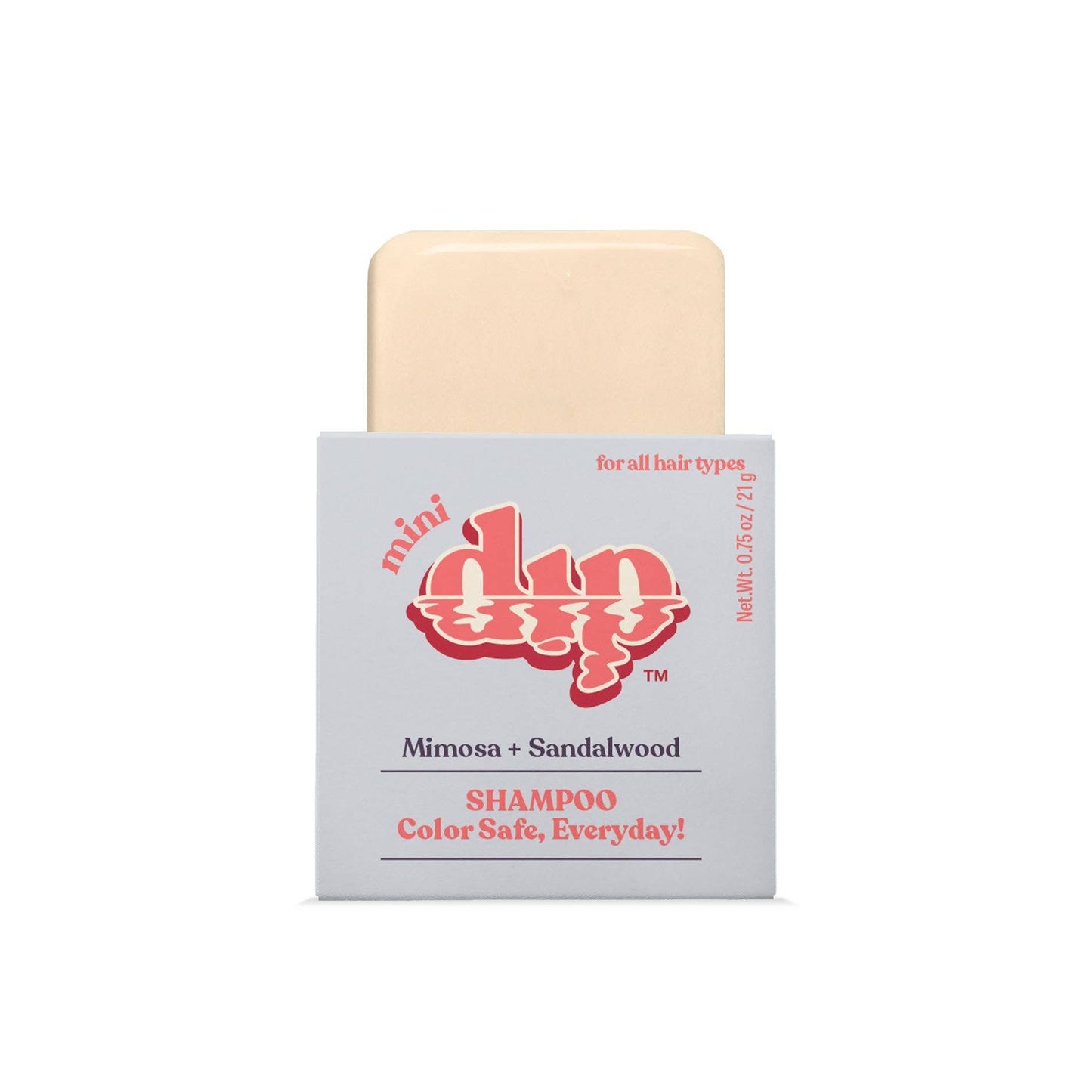 Mini Dip Shampoo Bar: Color Safe, Everyday - Mimosa & Sandalwood