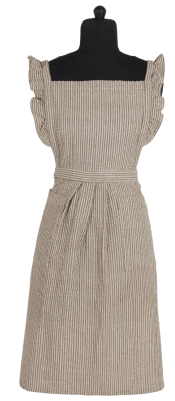 Green Seer Sucker Apron | Raine & Humble