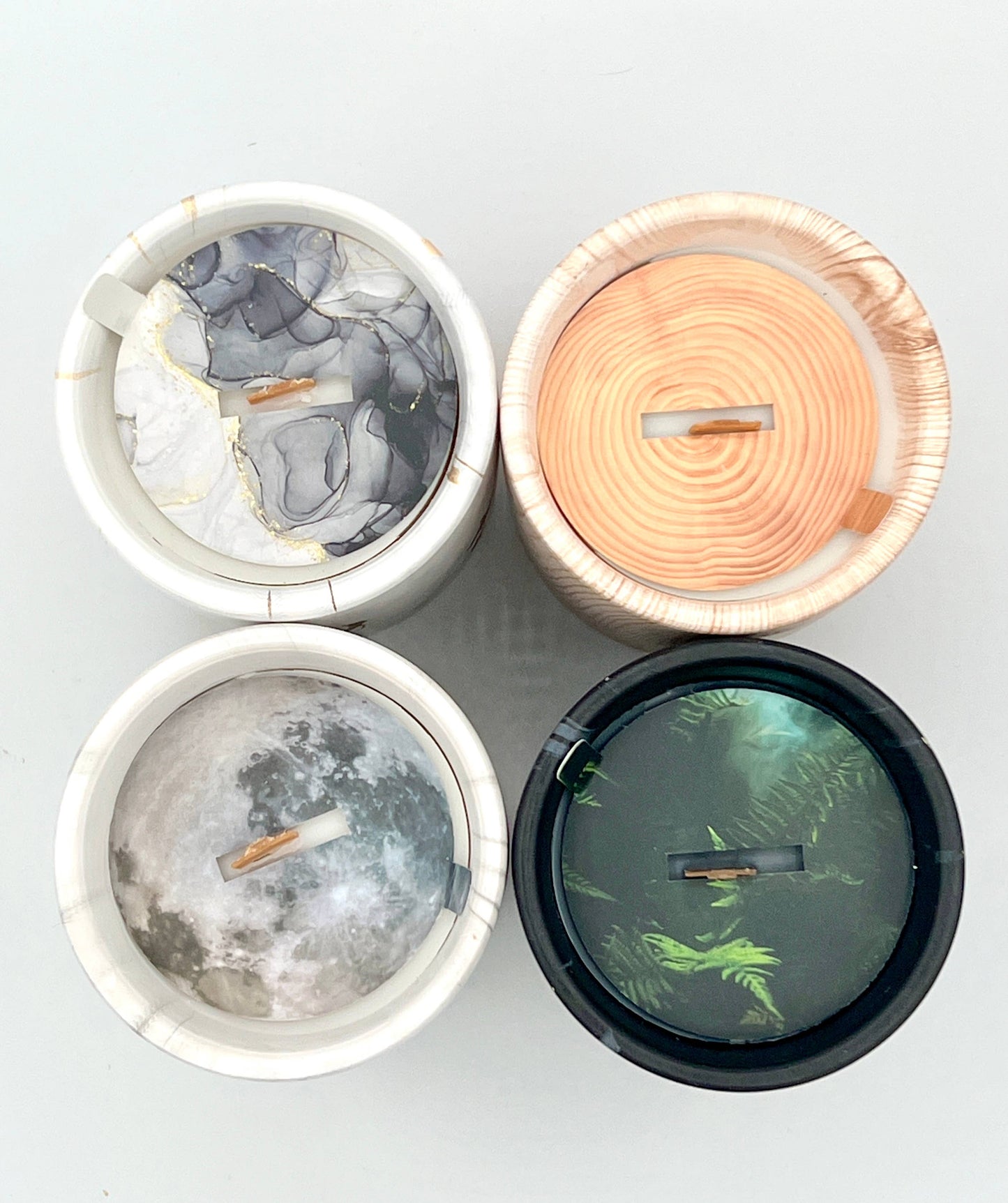 Biophilia: Black Marble /Ceramic Forest Floor Scented Candle | The Sacred Wild Candle Co