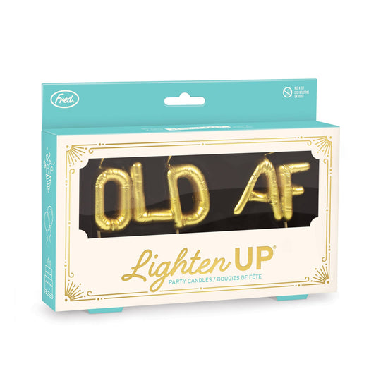 Old AF  LIGHTEN UP Party Candles  | Fred & Friends