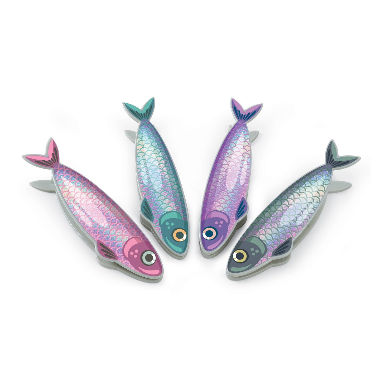 Fish 'N Clips - Sardine Bag Clips - Set of 4 | Fred & Friends