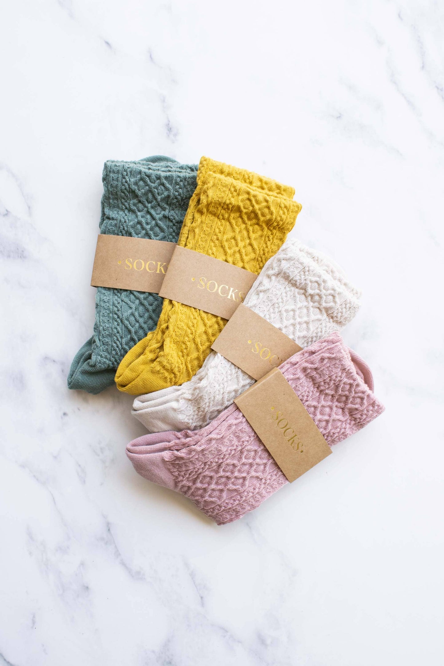 Tiepology | Women's Honeycomb Casual Socks