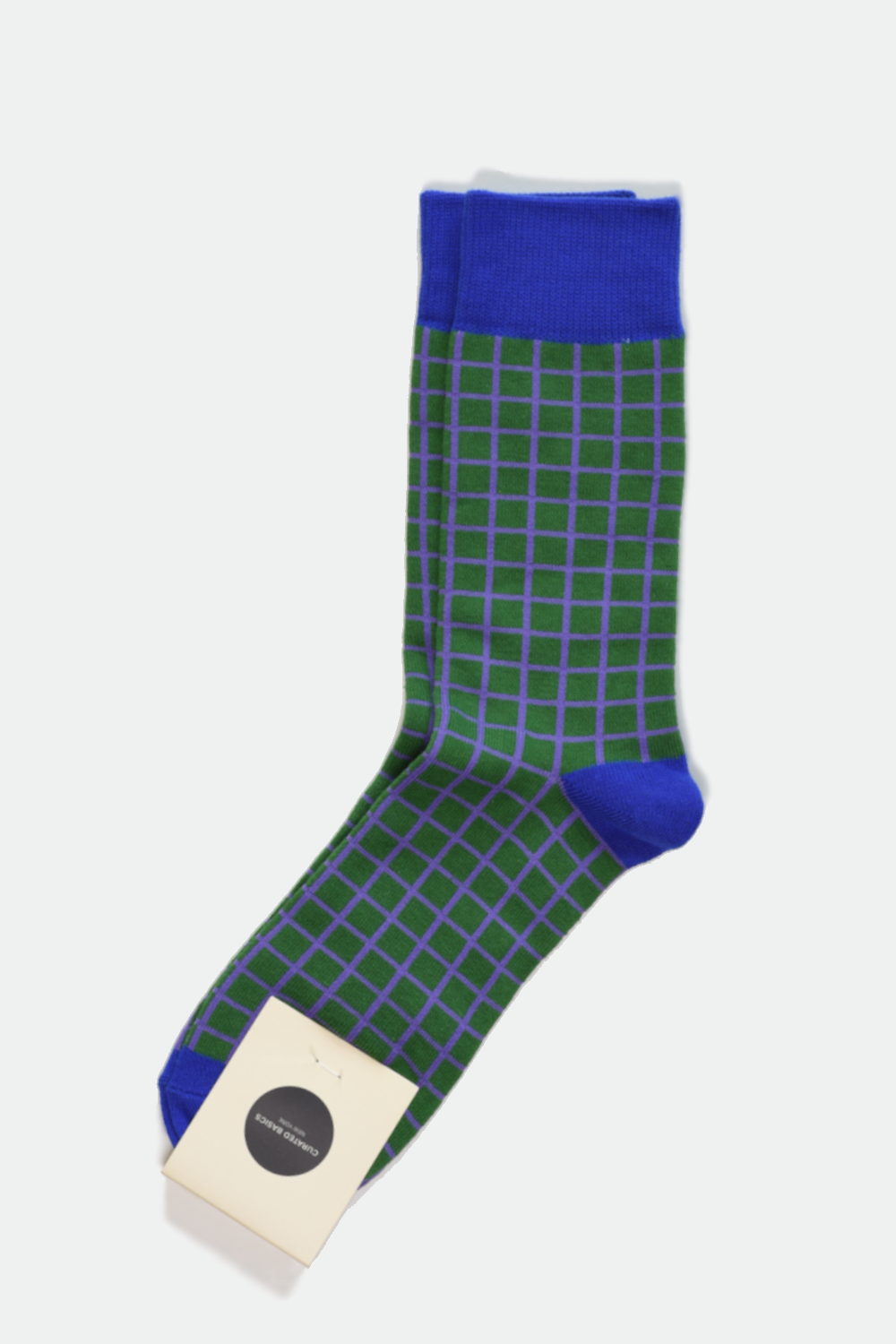 Curated Basics | Window-pane Socks