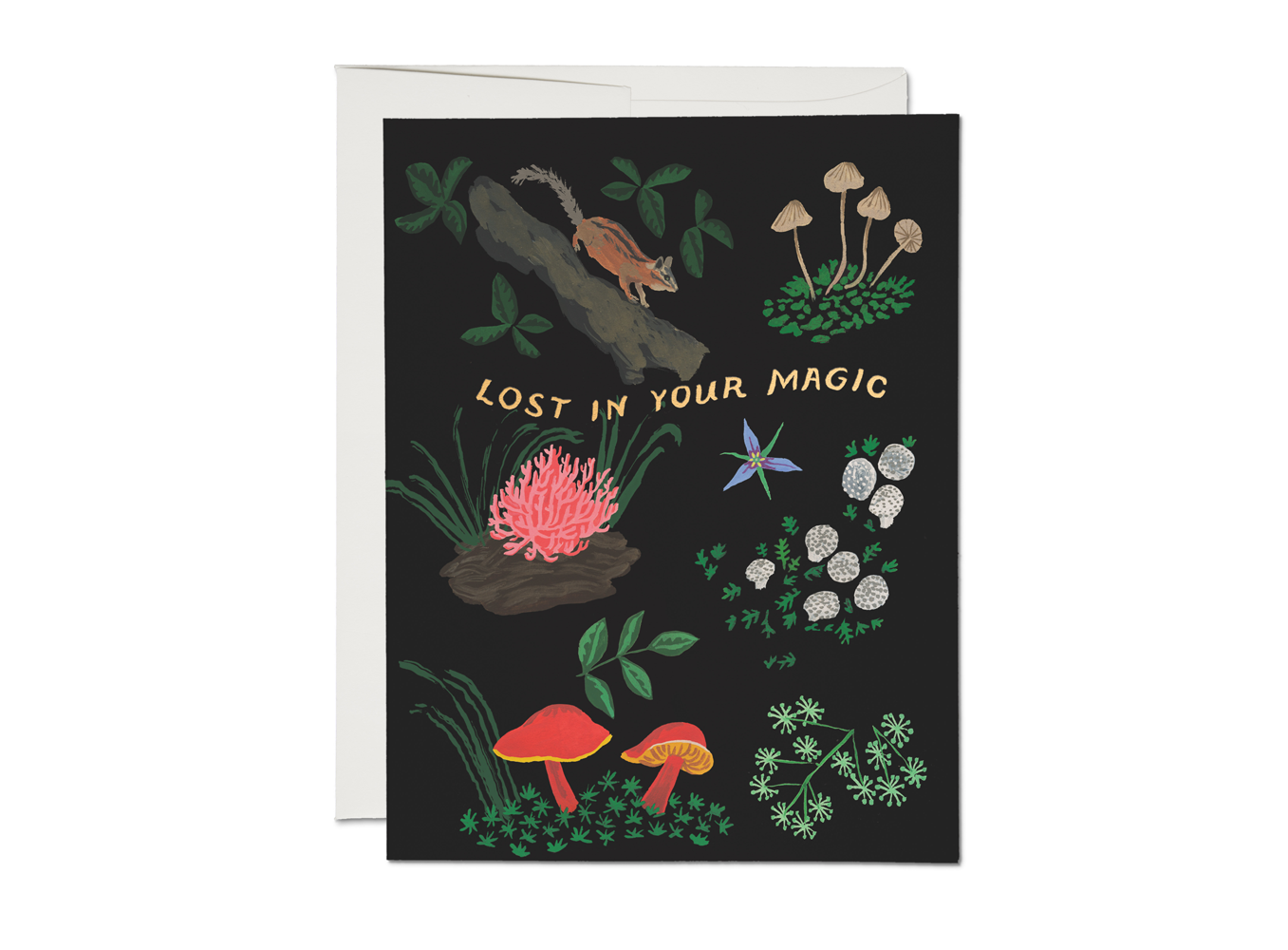Lost in Your Magic love greeting card | Red Cap Cards