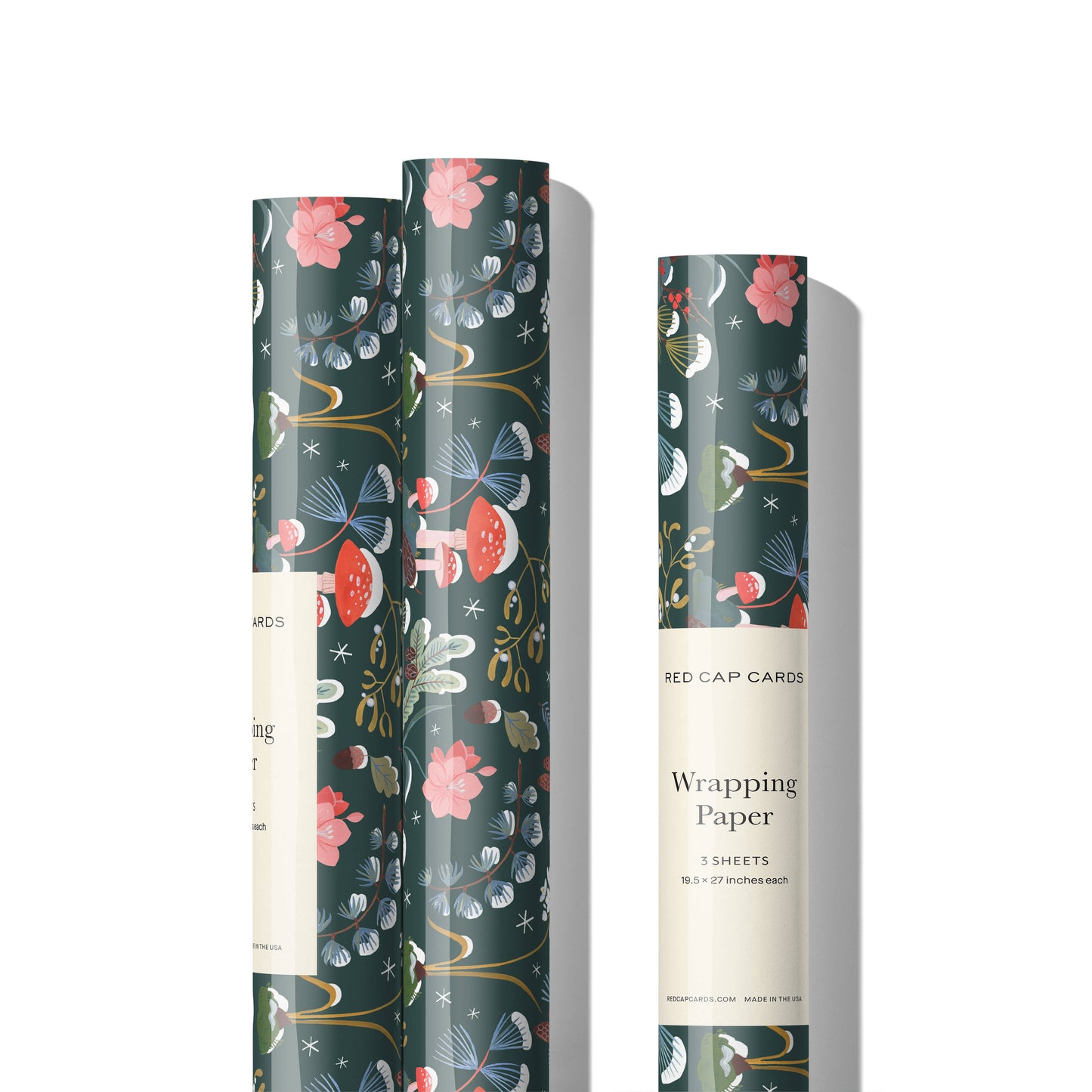 Red Cap Cards | Holiday Moss holiday wrapping paper