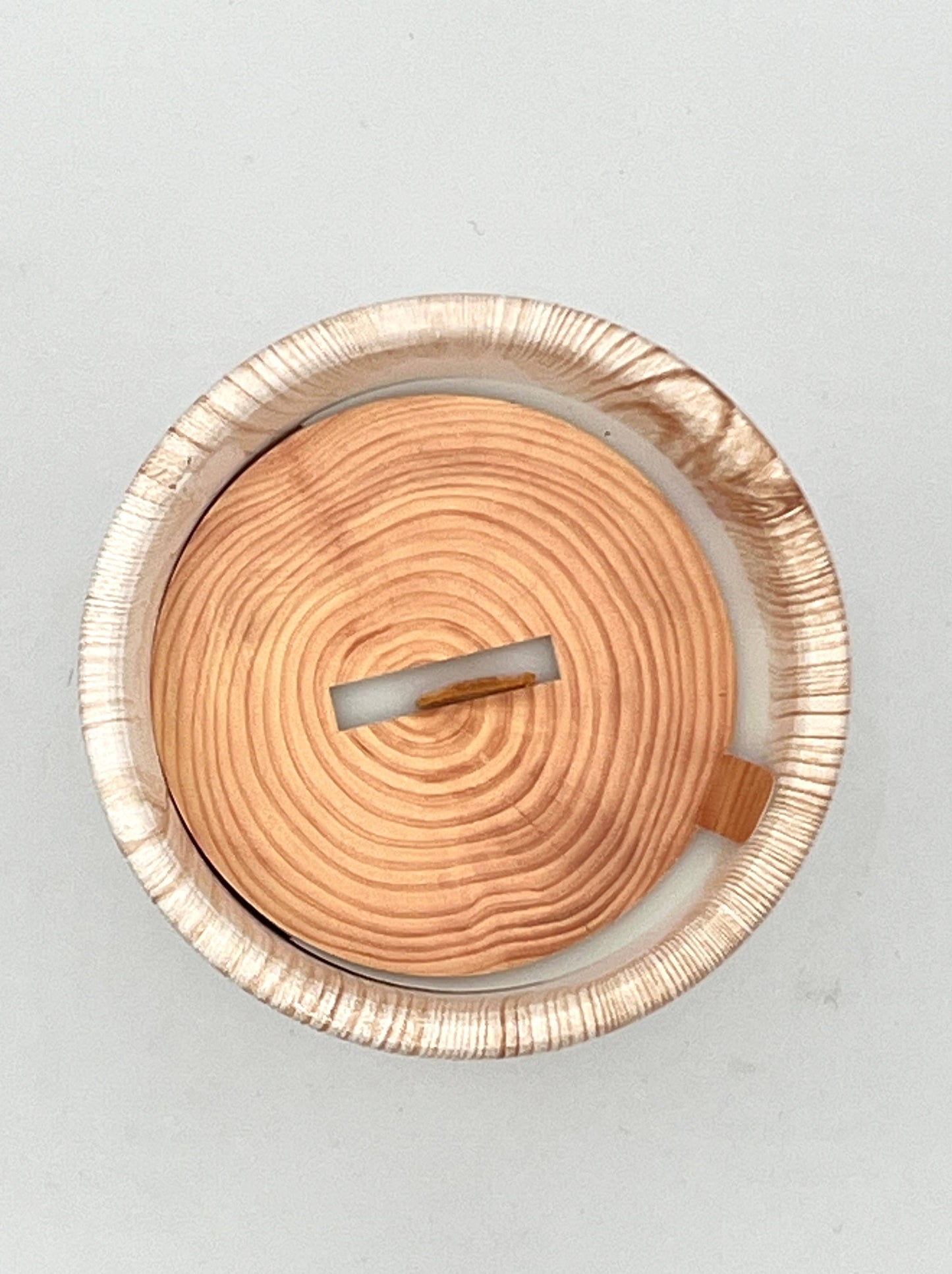 Biophilia: Wood/Ceramic Hinoki Scented Candle | The Sacred Wild Candle Co