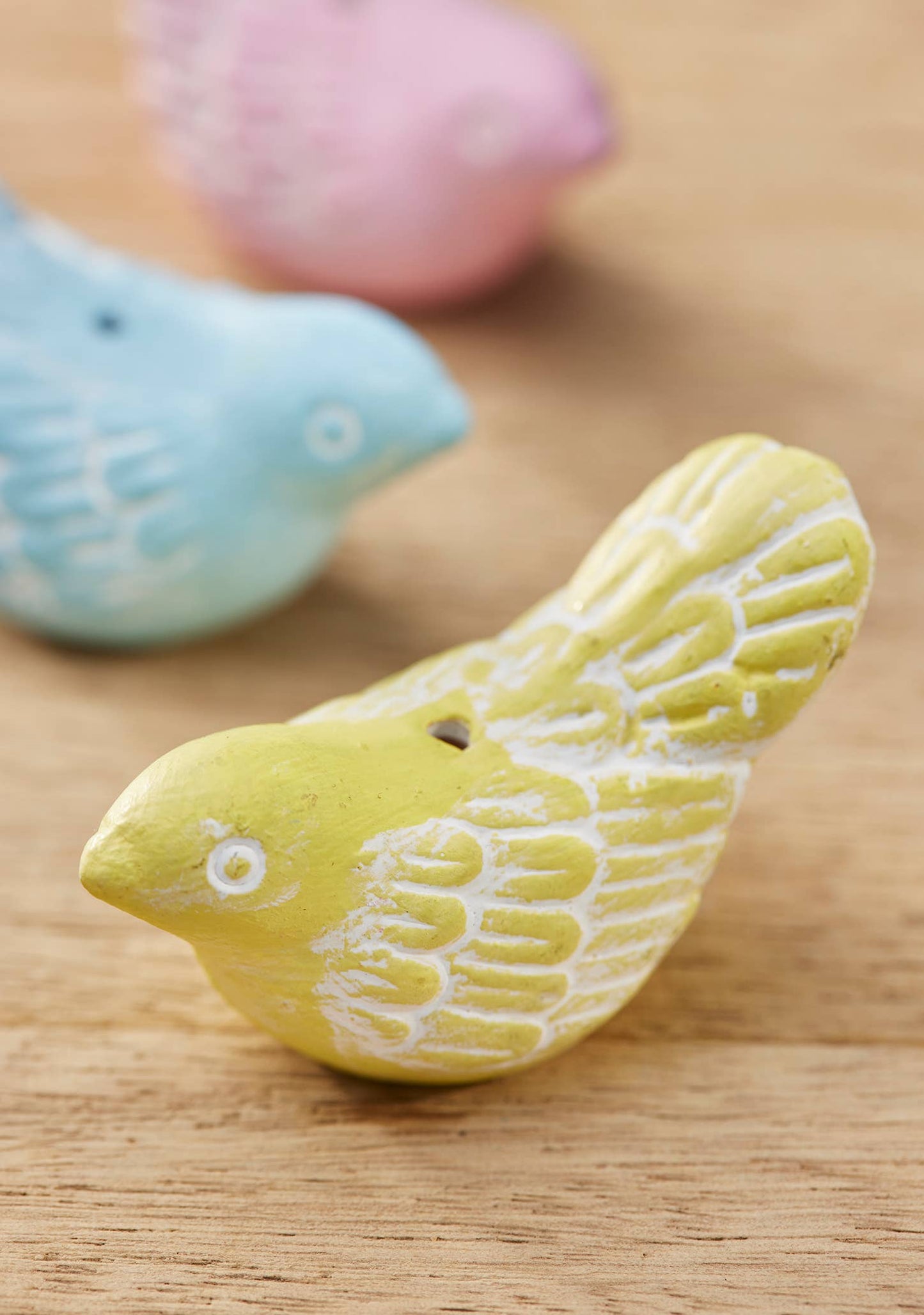 Bird Handpainted Terracotta Incense Holder | Namaste