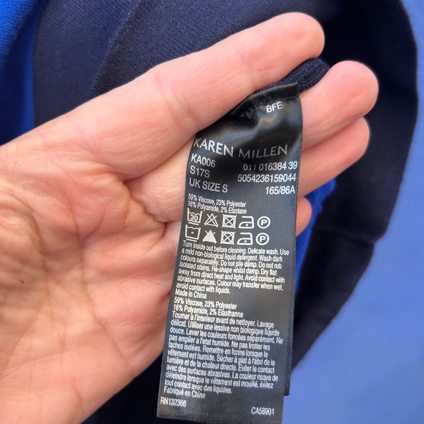 karen millen striped knit dress