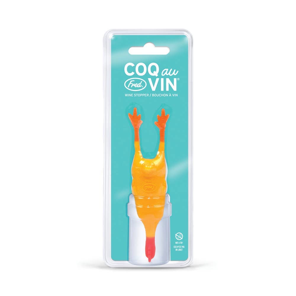 Fred & Friends Coq Au Vin Wine Stopper - Thumbnail 3