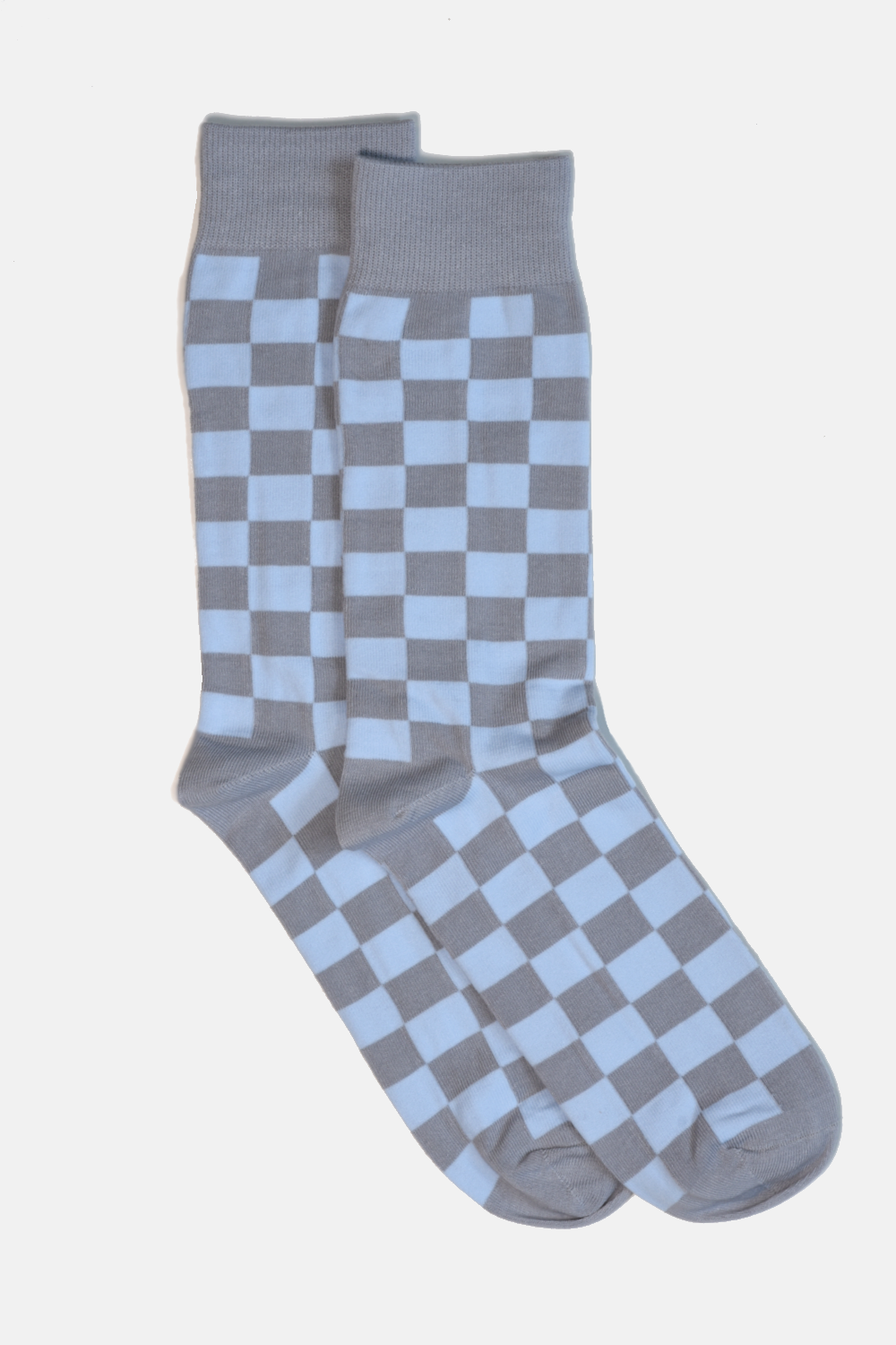 Curated Basics | Blue Checker Socks