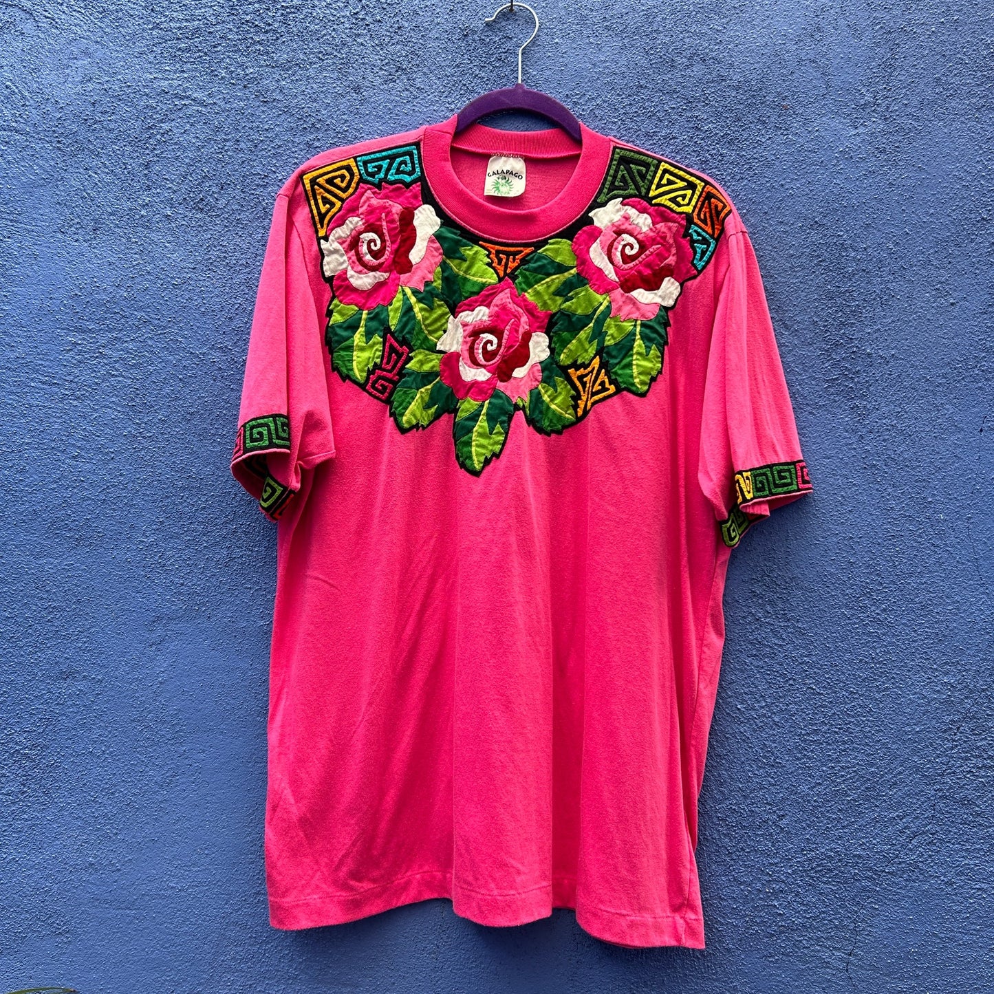 vintage 90s galapago applique tee