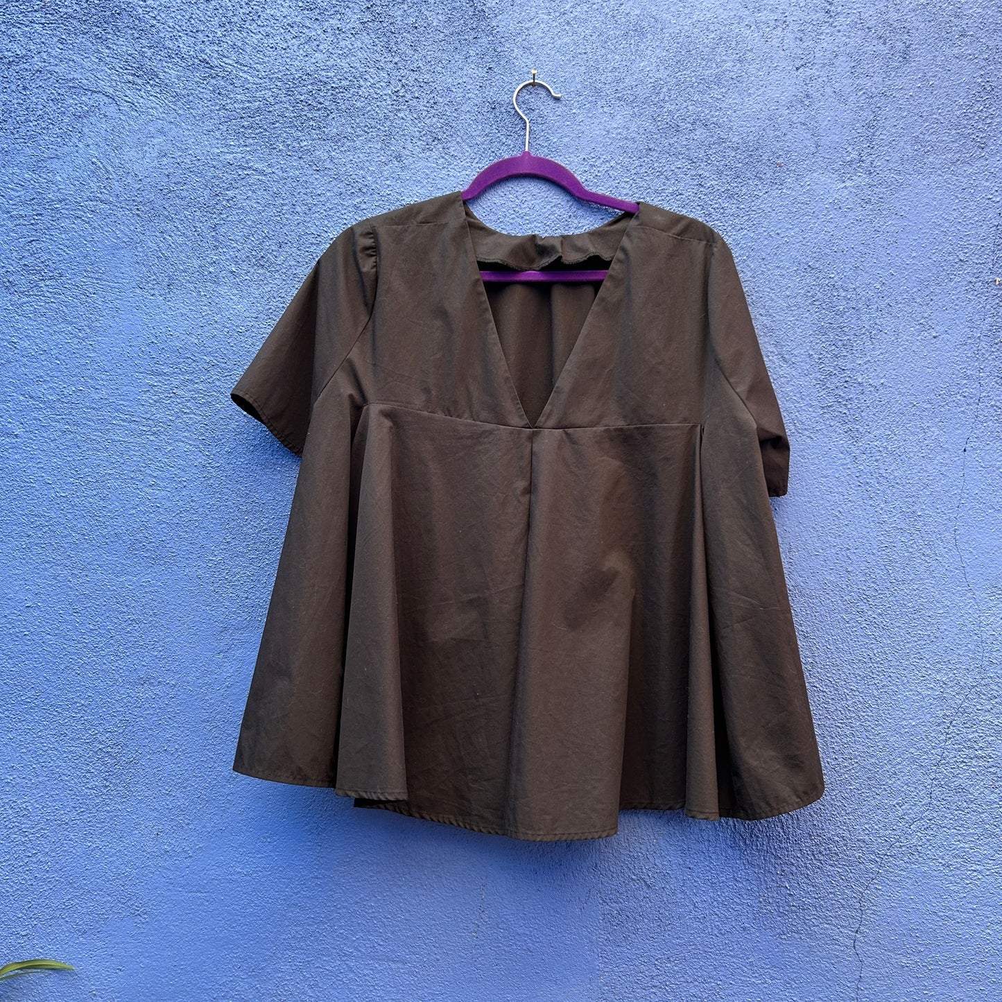 ASOS design black lagenlook minimalist trapeze top