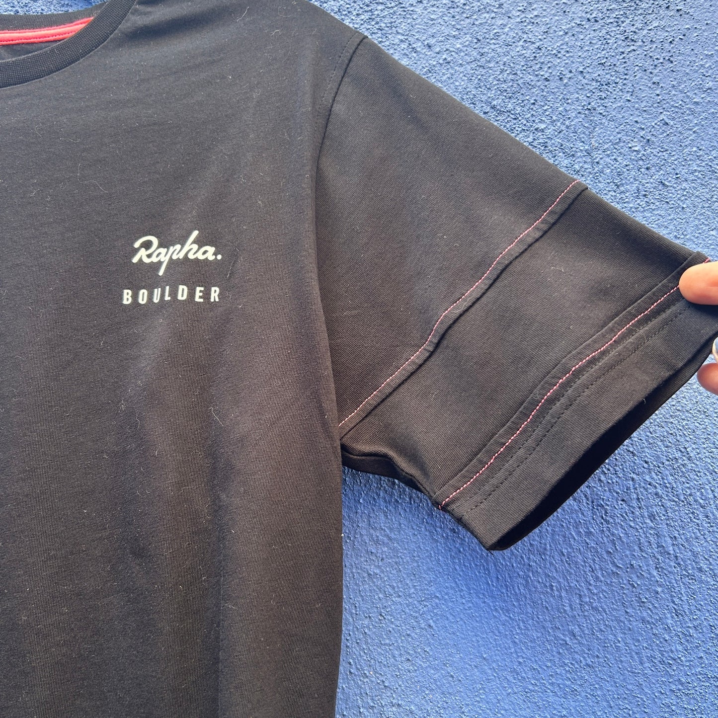 rapha boulder black tee