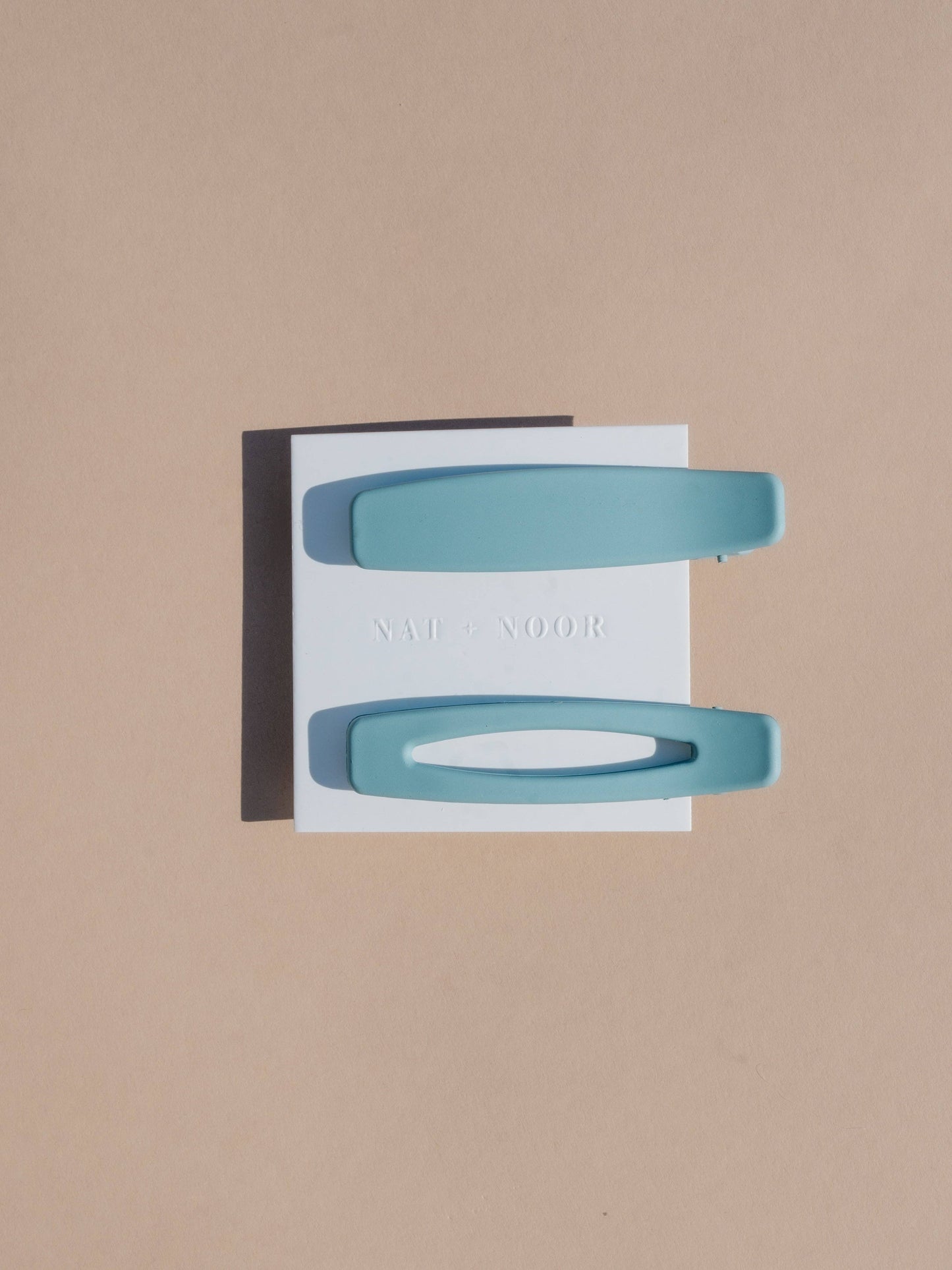 Lani | Alligator Hair Clips | Dusty Blue | NAT + NOOR