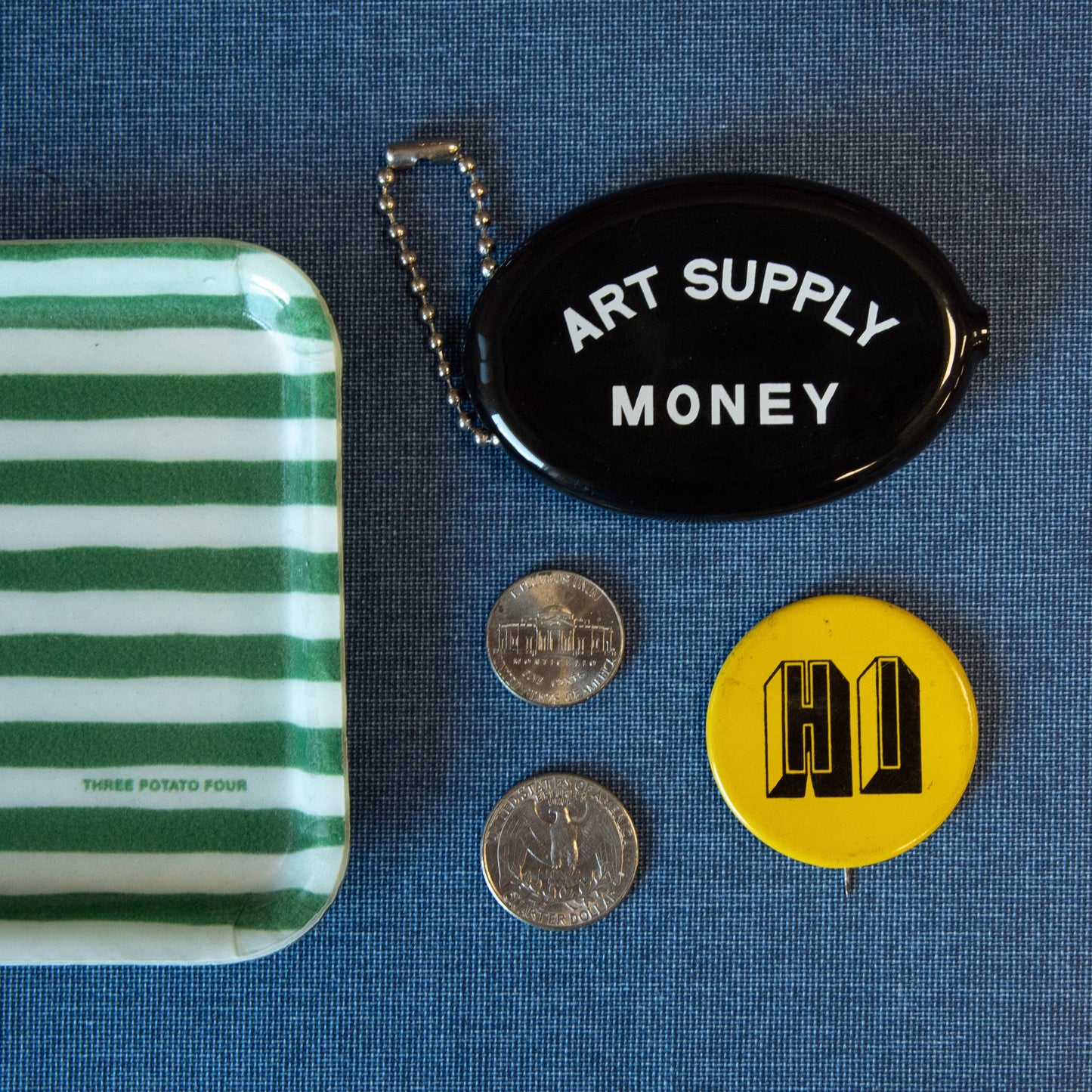 Art Supply Money Coin Pouch - Three Potato Four