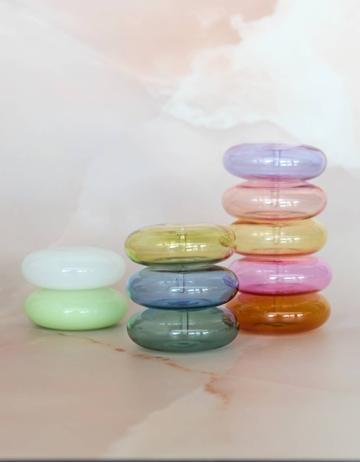 BOTANICA | Glass Bubble Incense Holder - Blue Moon