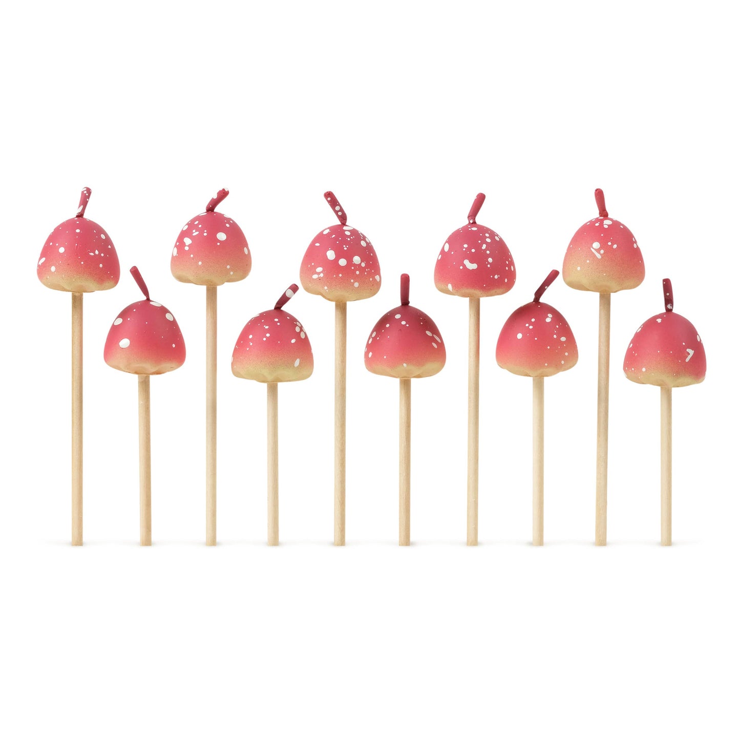 Woodland Wicks - Mushroom Birthday Candles - Set of 10 | Fred & Friends