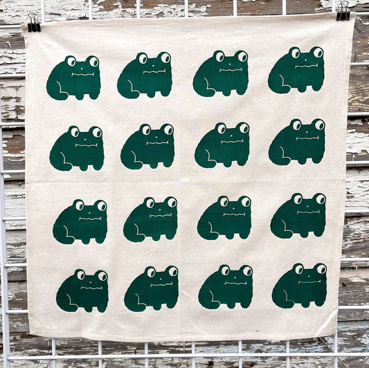 Frog tea towel | Nice life