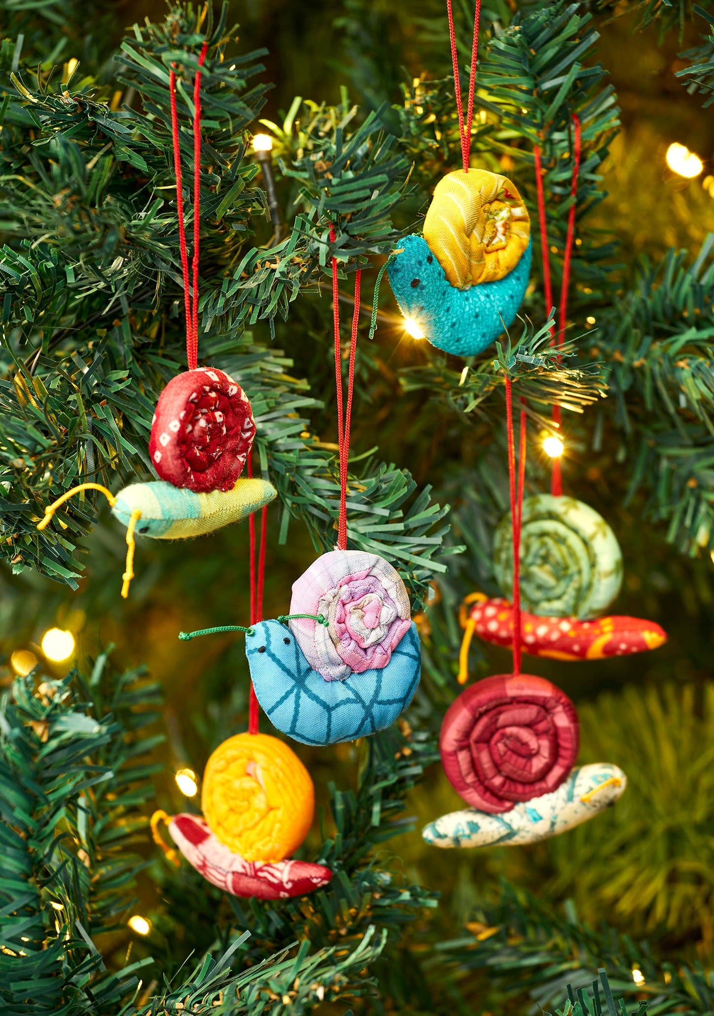 Snail Recycled Sari Decoration | Namaste