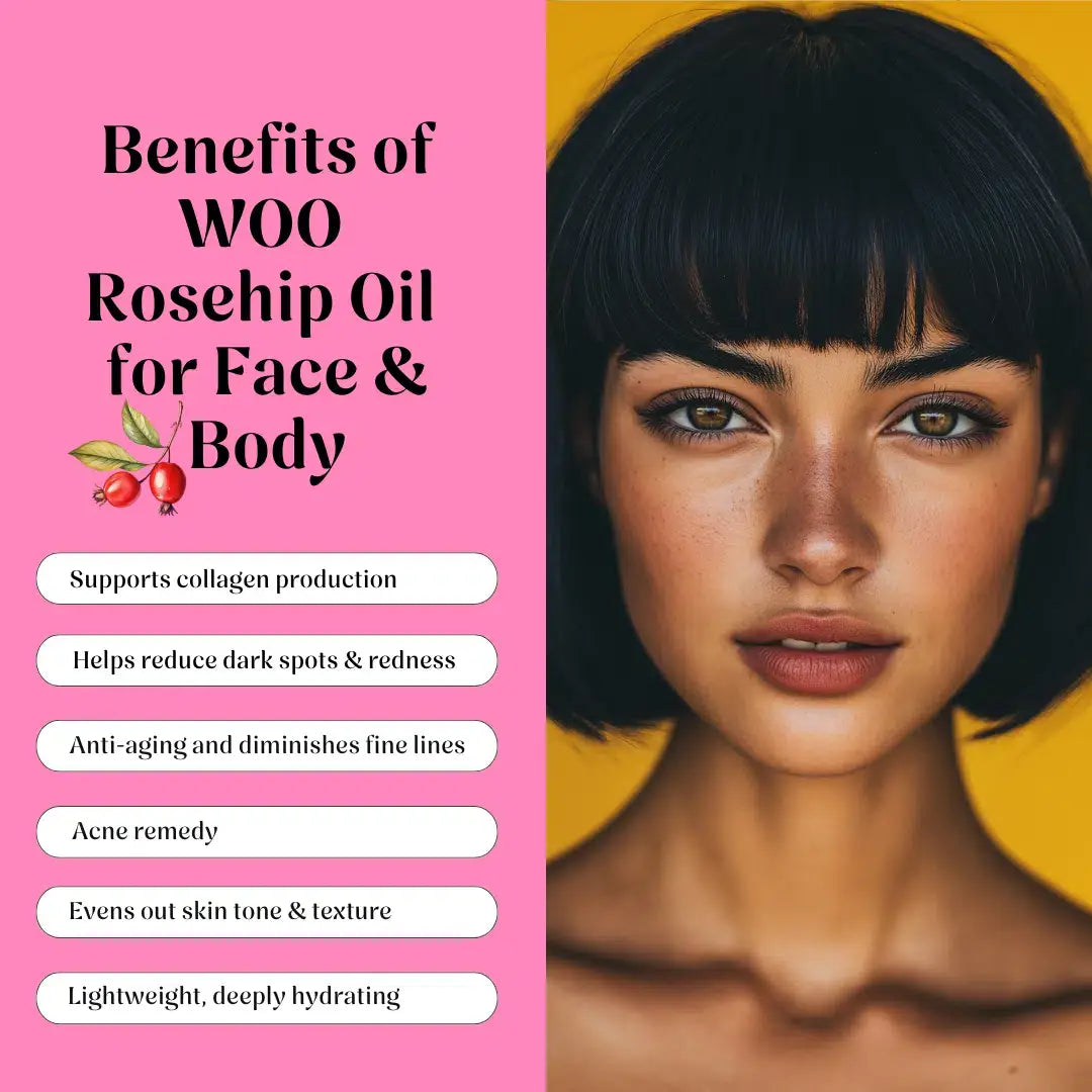 Rosehip Oil, 100% Organic - WOO™