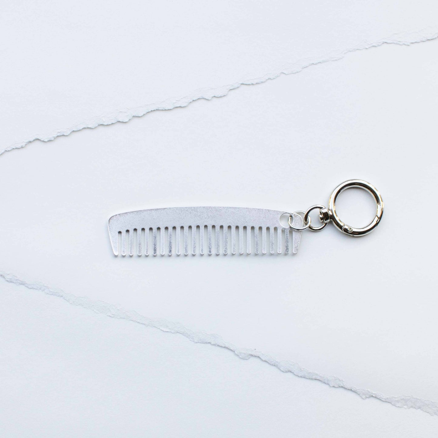 Tiepology | Metal Mini Comb Keychain Bag Charm
