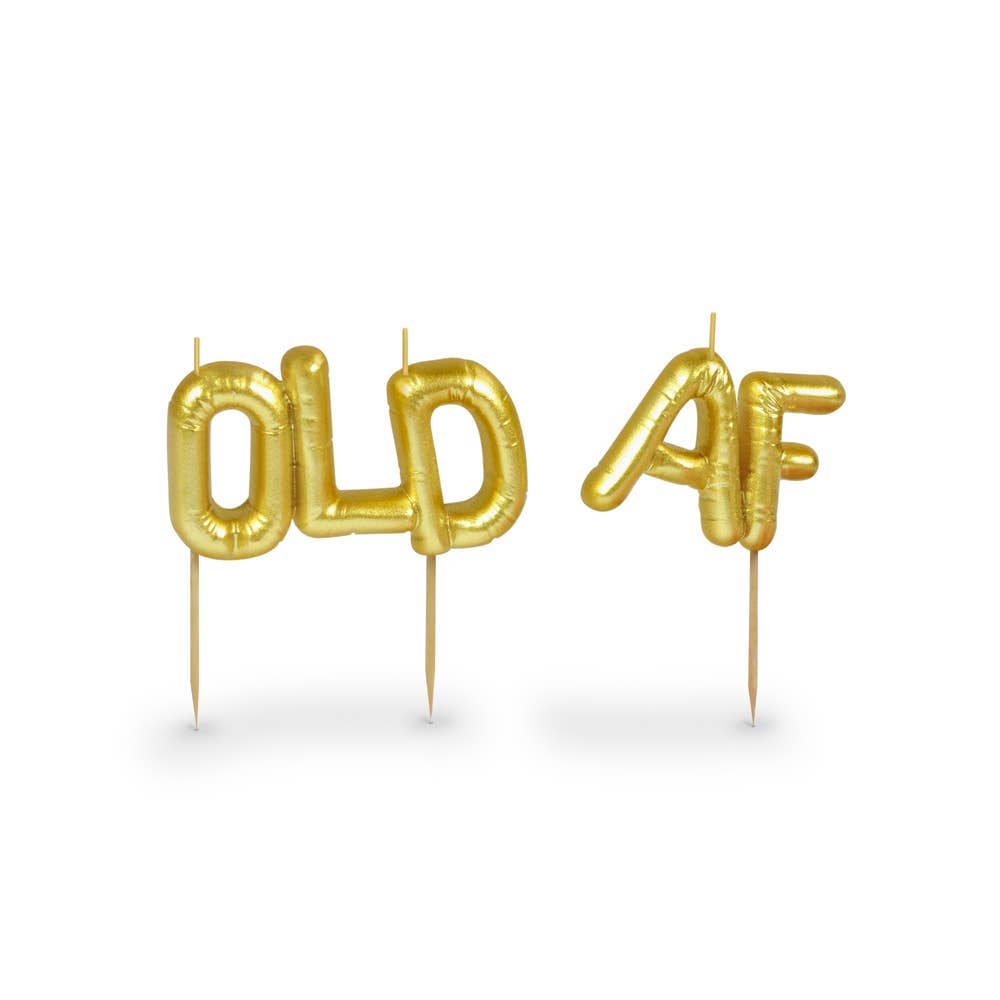 Old AF  LIGHTEN UP Party Candles  | Fred & Friends