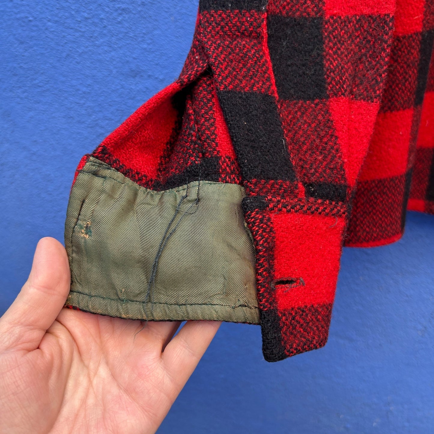 vintage spaide wool lumberjack plaid shacket