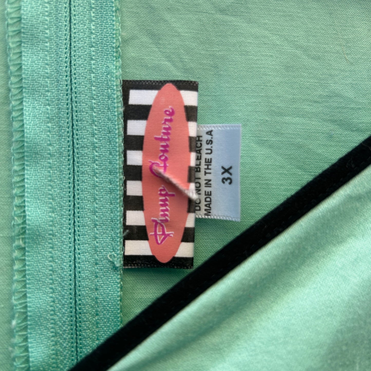 pinup couture seafoam green midi dress