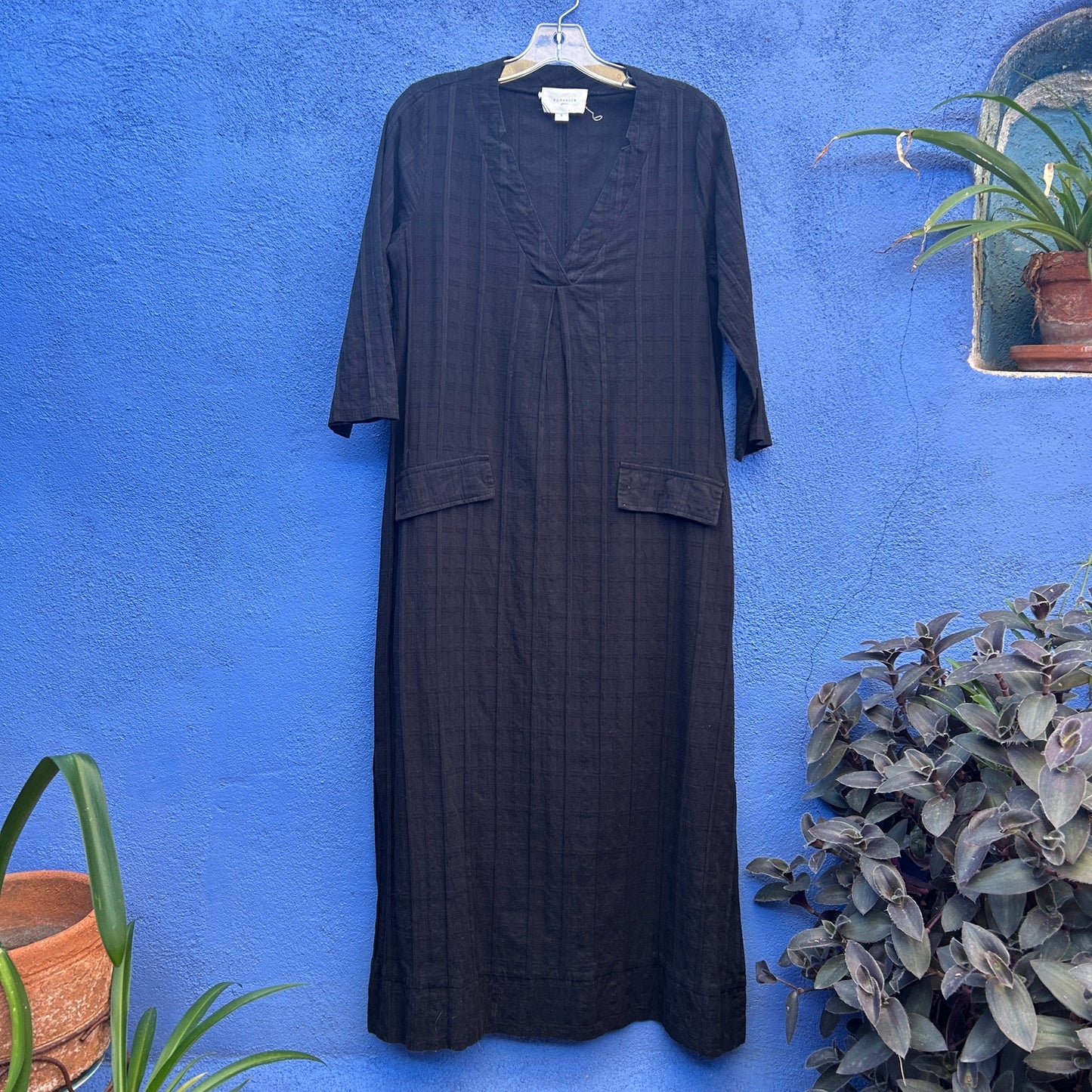 pomander place tuckernuck black carolina cotton caftan