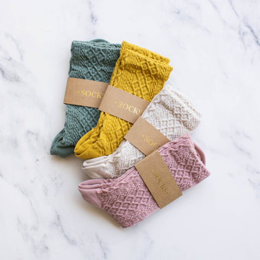 Tiepology | Women's Honeycomb Casual Socks