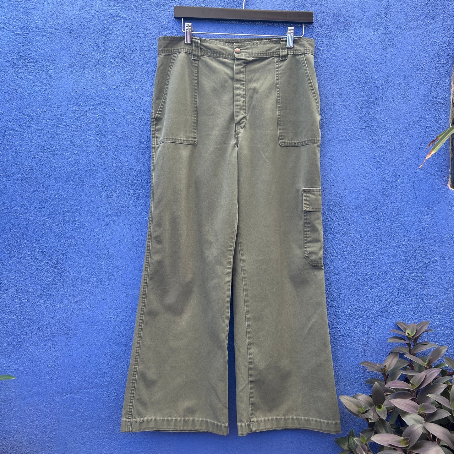 vintage capital pant belled army pant