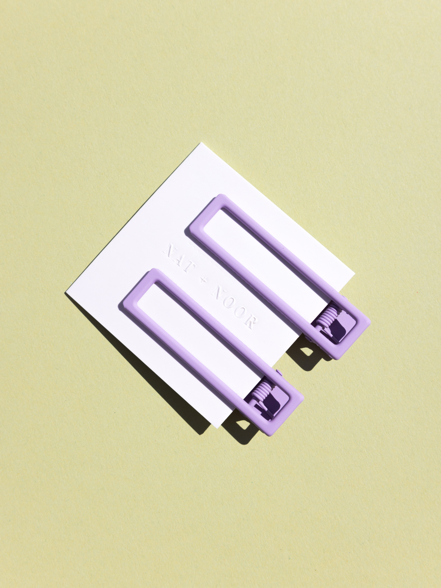 Lu Lu | Lilac Purple | Alligator Hair Clip | NAT + NOOR