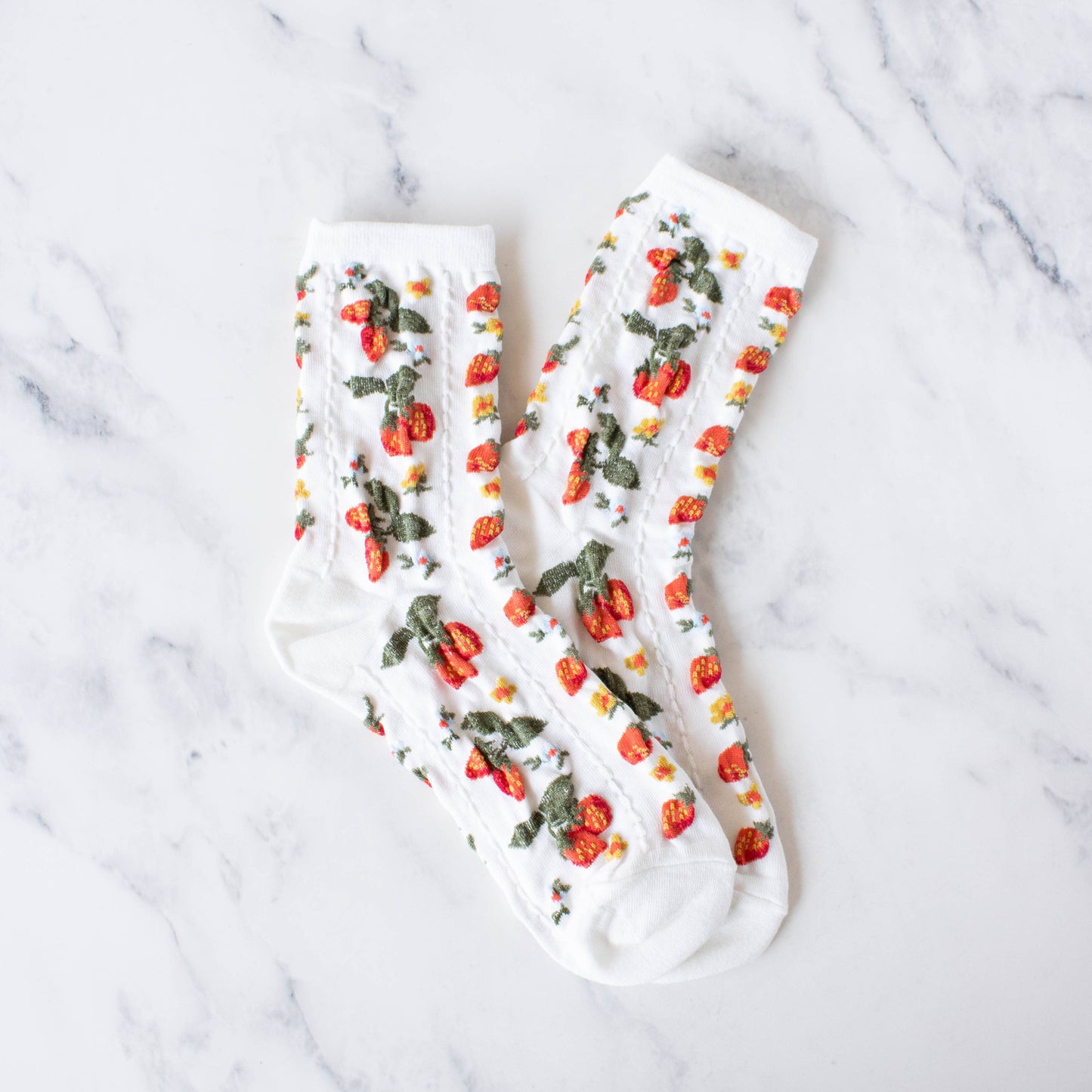 Strawberry Farm Casual Socks | Tiepology