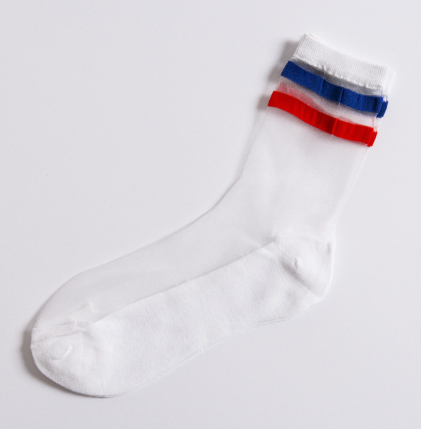 sockette | Mimi women's blue white red socks