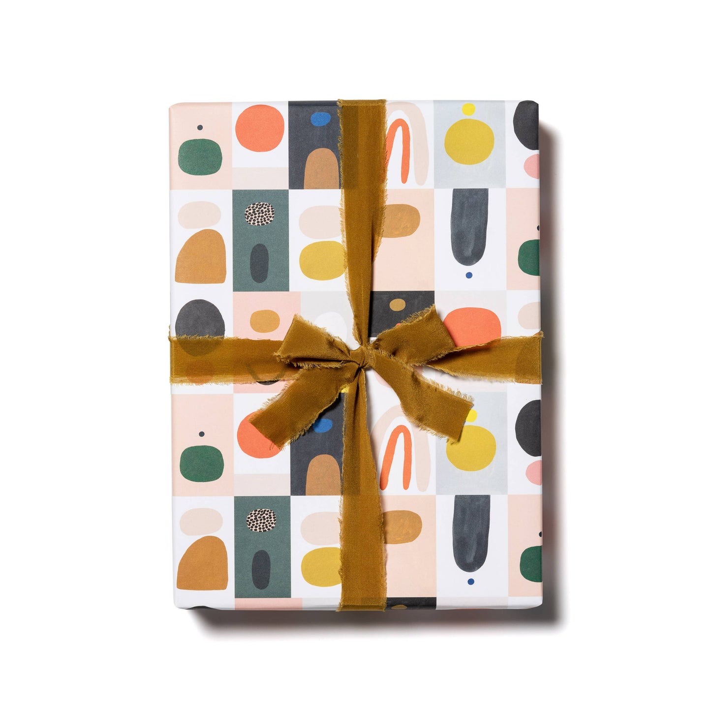 Red Cap Cards | Color Block wrapping paper